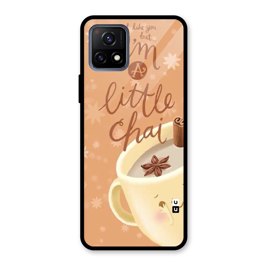 A Little Chai Glass Back Case for Vivo Y72 5G