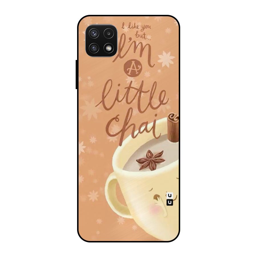 A Little Chai Metal Back Case for Galaxy A22 5G