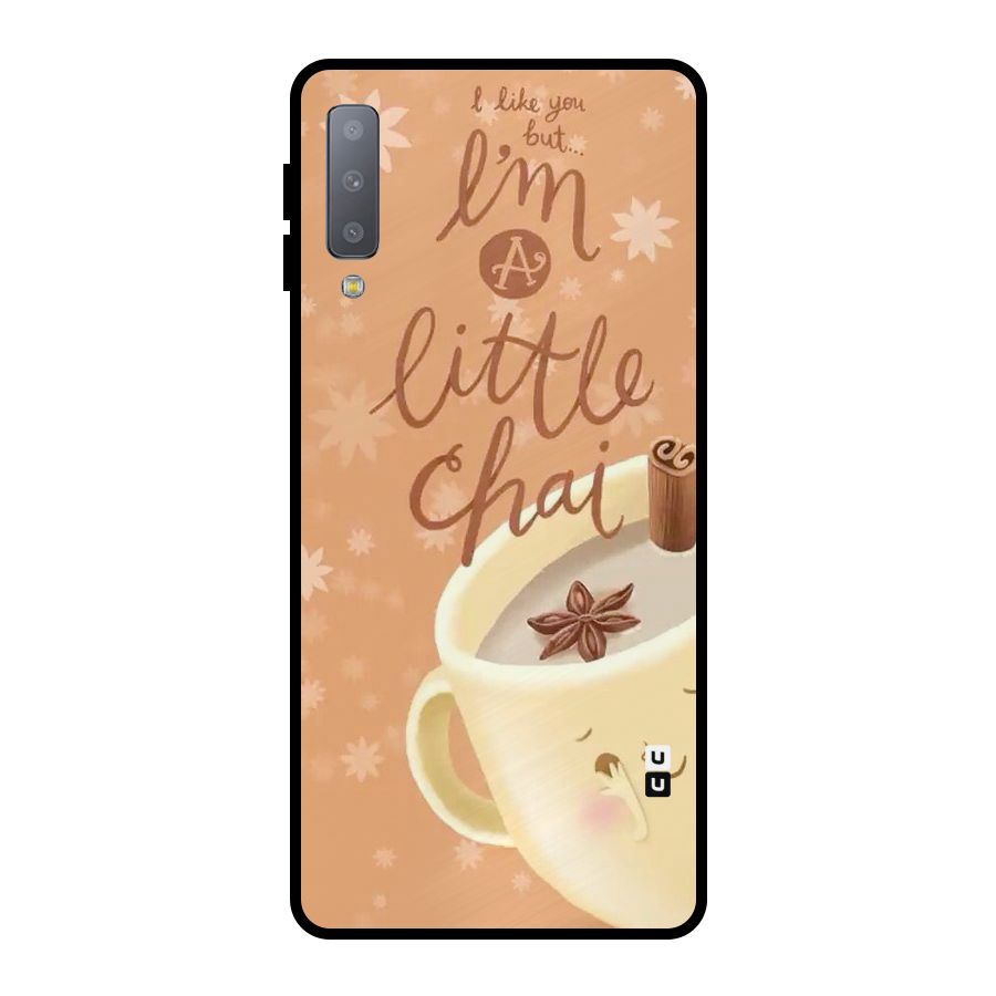 A Little Chai Metal Back Case for Galaxy A7 (2018)
