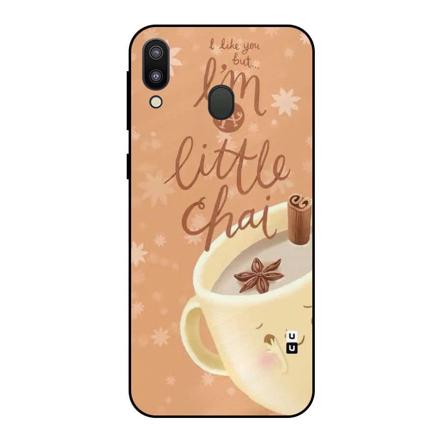 A Little Chai Metal Back Case for Galaxy M20