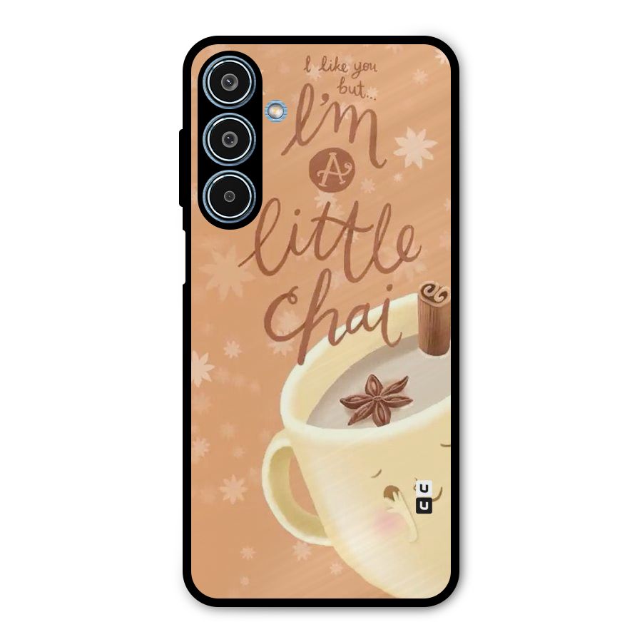 A Little Chai Metal Back Case for Galaxy M35