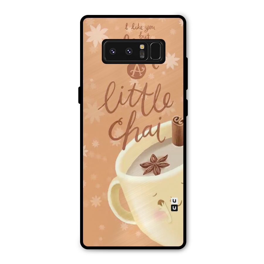 A Little Chai Metal Back Case for Galaxy Note 8