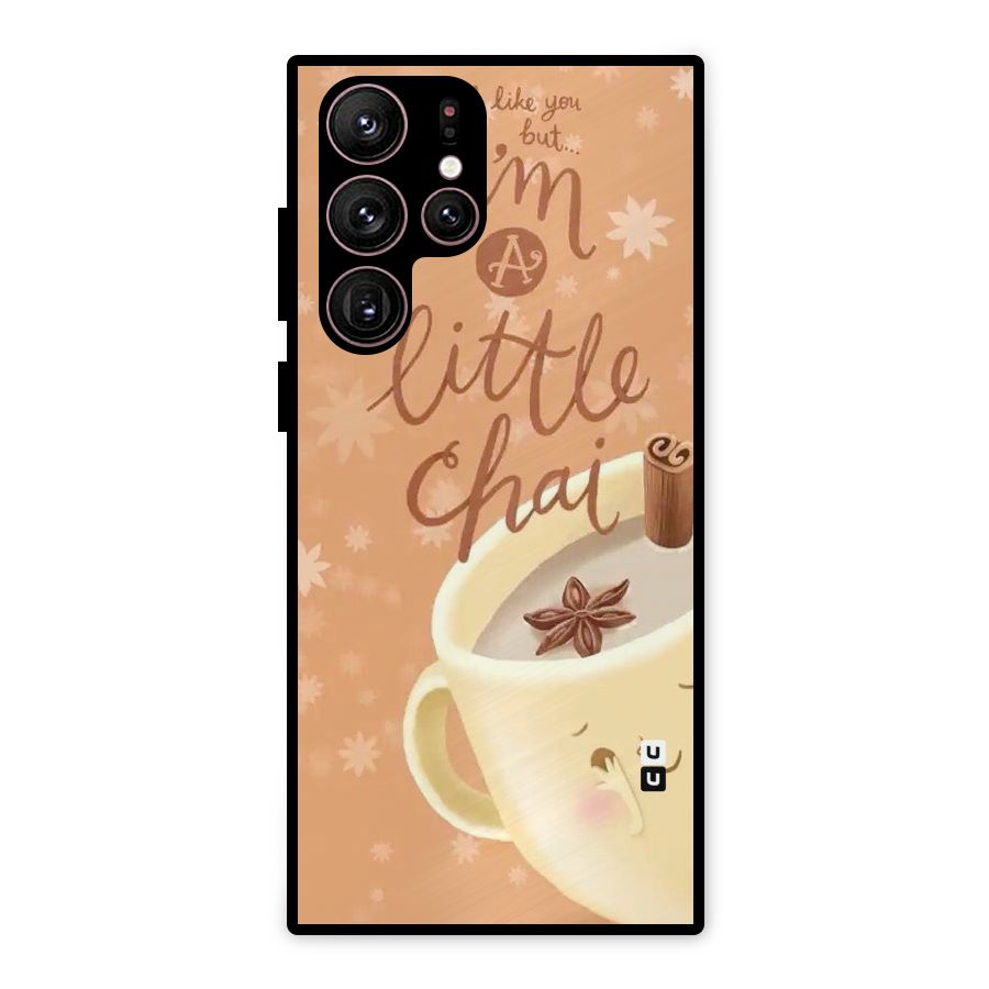 A Little Chai Metal Back Case for Galaxy S22 Ultra 5G