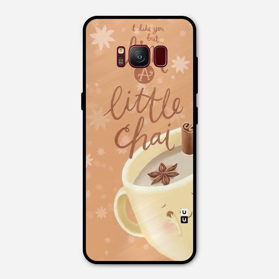 A Little Chai Metal Back Case for Galaxy S8