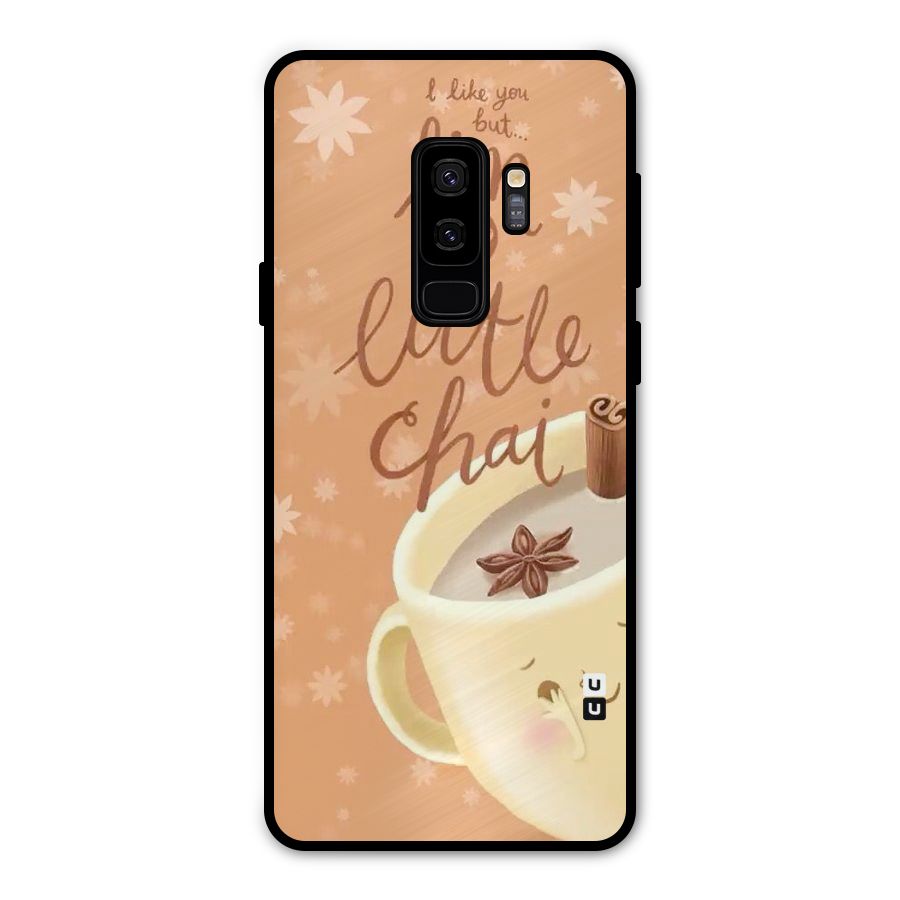 A Little Chai Metal Back Case for Galaxy S9 Plus