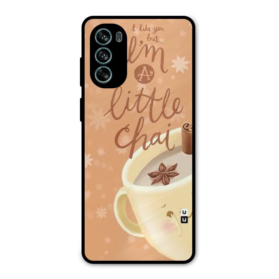 A Little Chai Metal Back Case for Moto G62