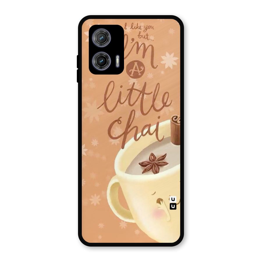 A Little Chai Metal Back Case for Moto G73