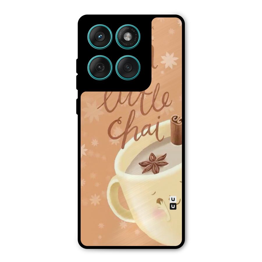 A Little Chai Metal Back Case for Motorola Edge 60