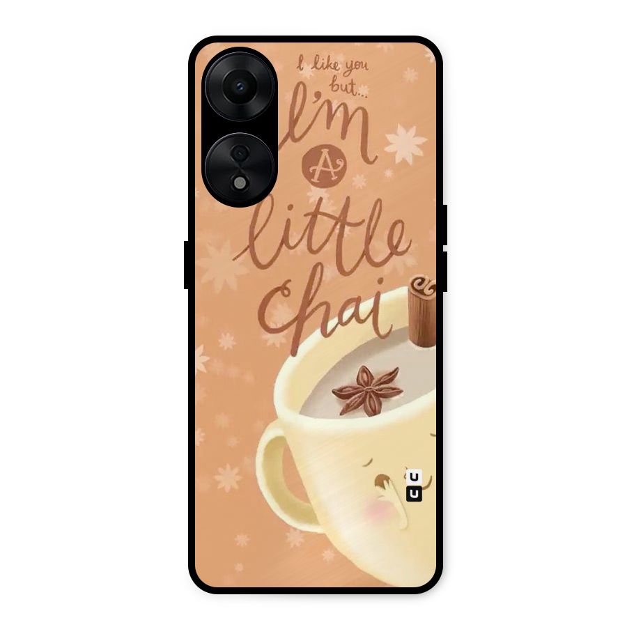 A Little Chai Metal Back Case for Oppo A78 5G