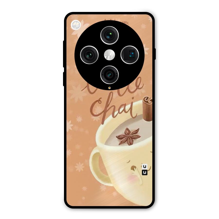 A Little Chai Metal Back Case for Oppo Find X8 Pro