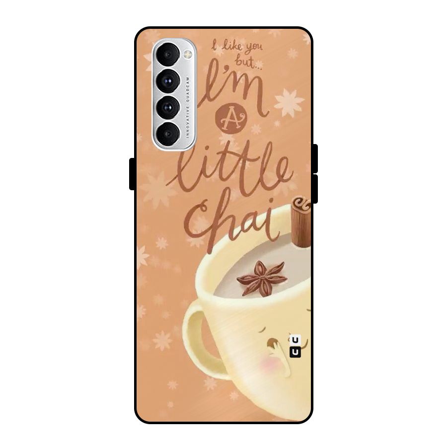 A Little Chai Metal Back Case for Oppo Reno4 Pro