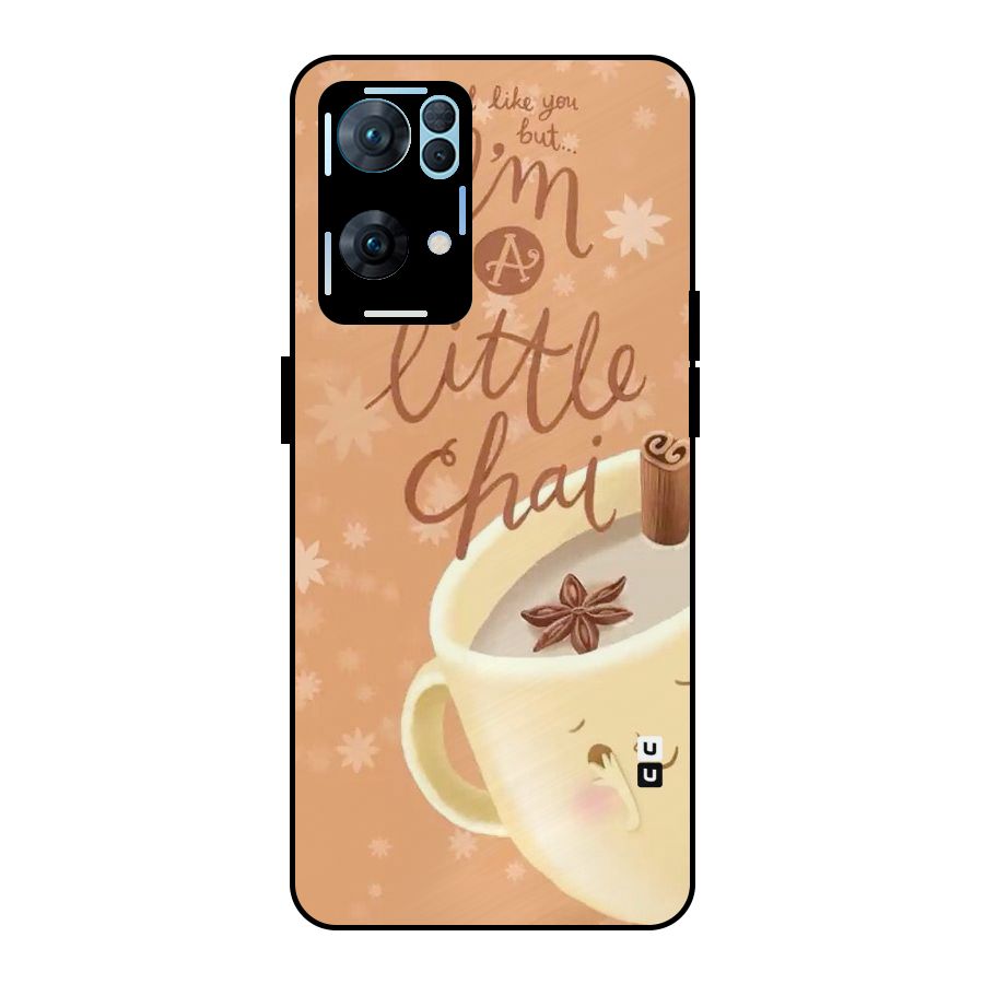 A Little Chai Metal Back Case for Oppo Reno7 Pro 5G