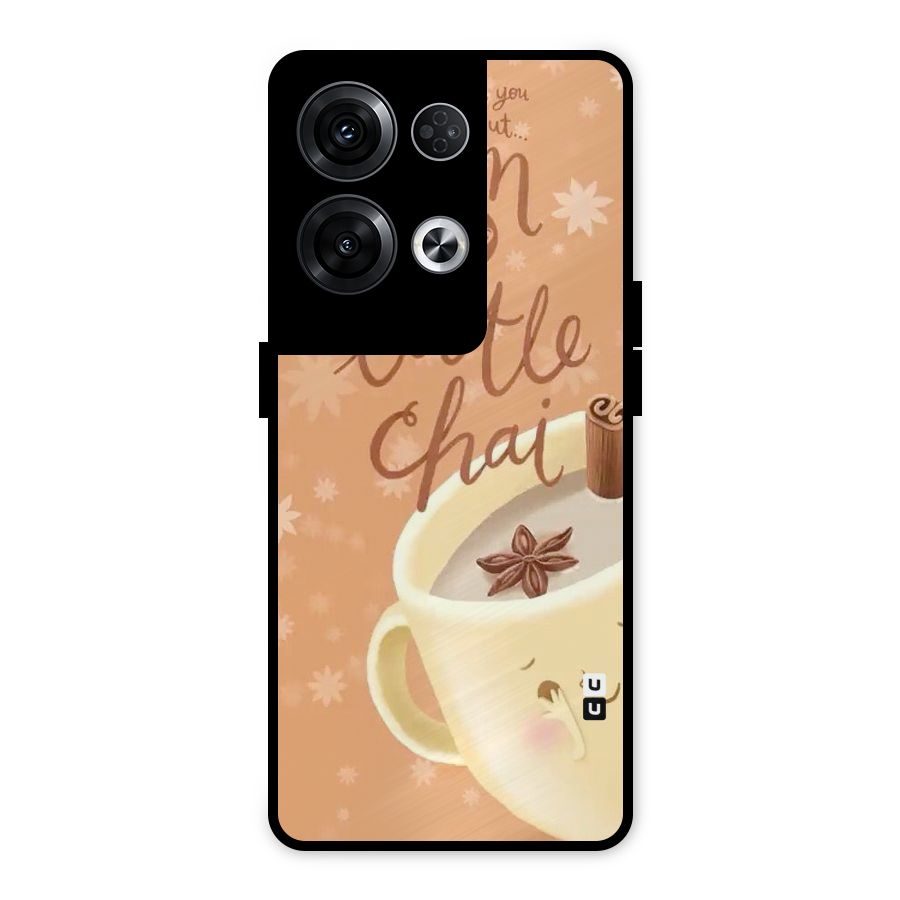 A Little Chai Metal Back Case for Oppo Reno8 Pro 5G