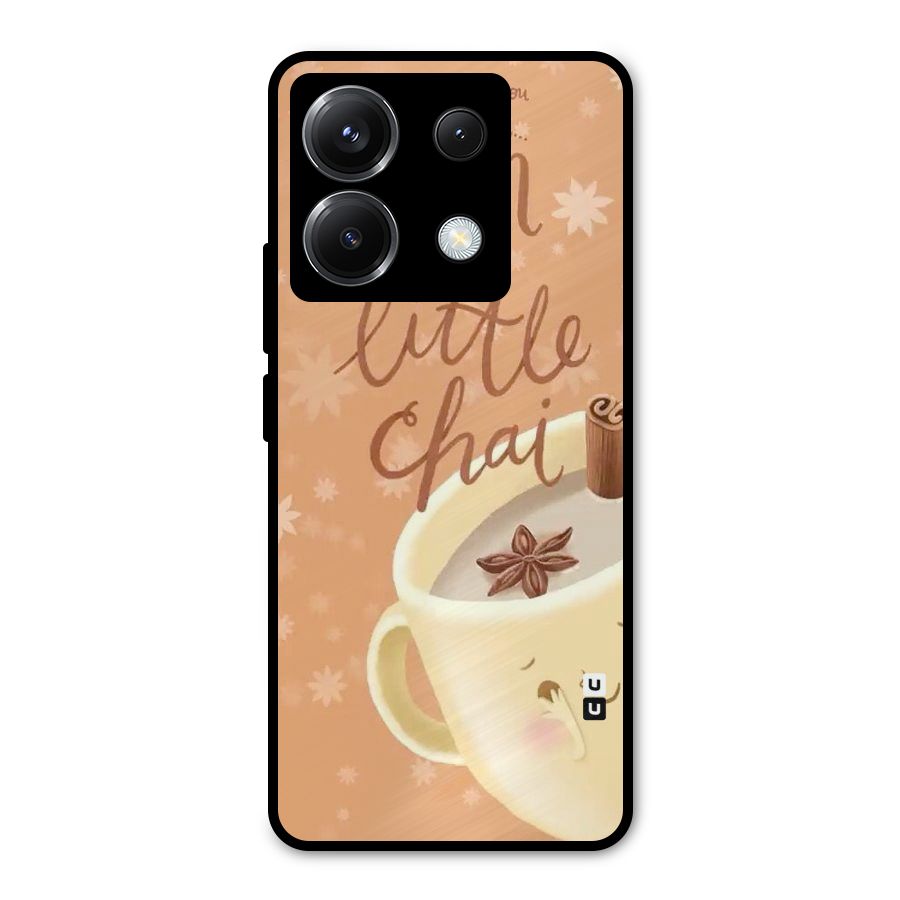 A Little Chai Metal Back Case for Poco X6