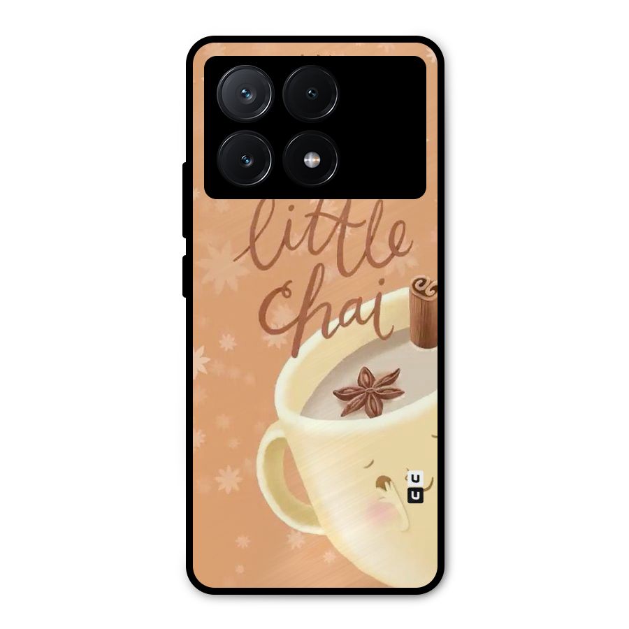 A Little Chai Metal Back Case for Poco X6 Pro