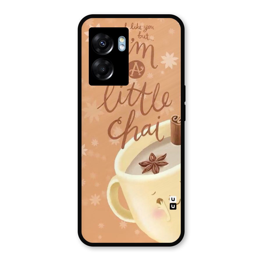 A Little Chai Metal Back Case for Realme Narzo 50 5G