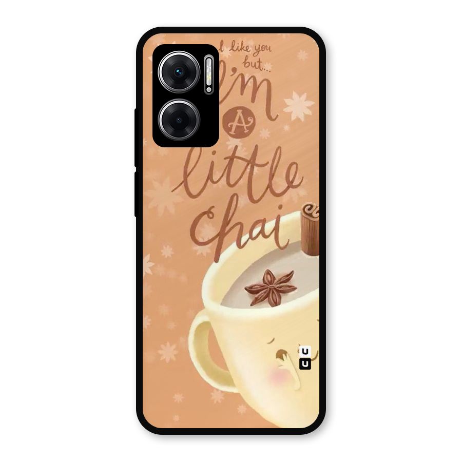 A Little Chai Metal Back Case for Redmi 11 Prime 5G