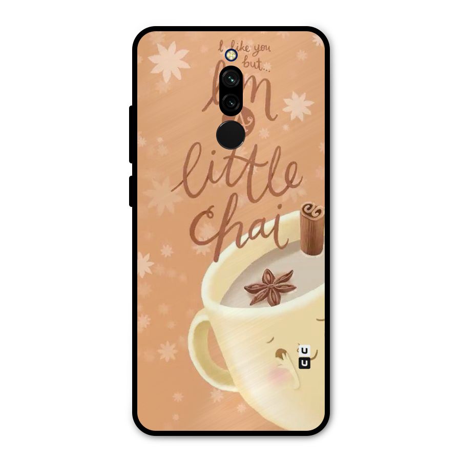 A Little Chai Metal Back Case for Redmi 8