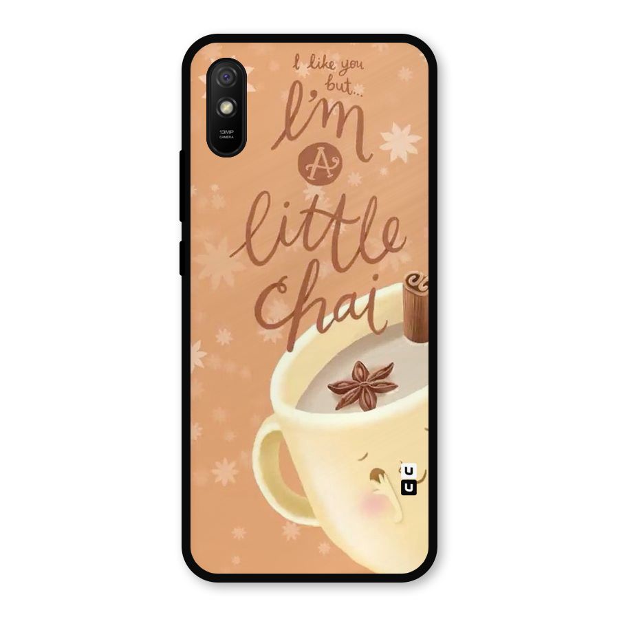 A Little Chai Metal Back Case for Redmi 9a