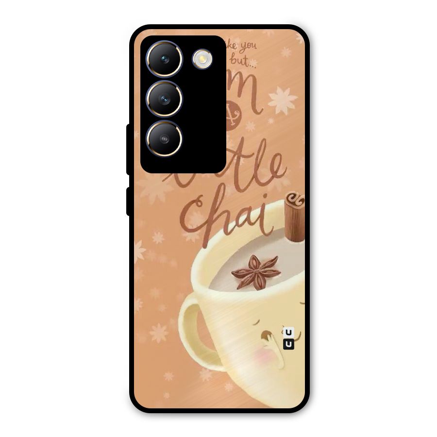 A Little Chai Metal Back Case for Vivo T3 5G