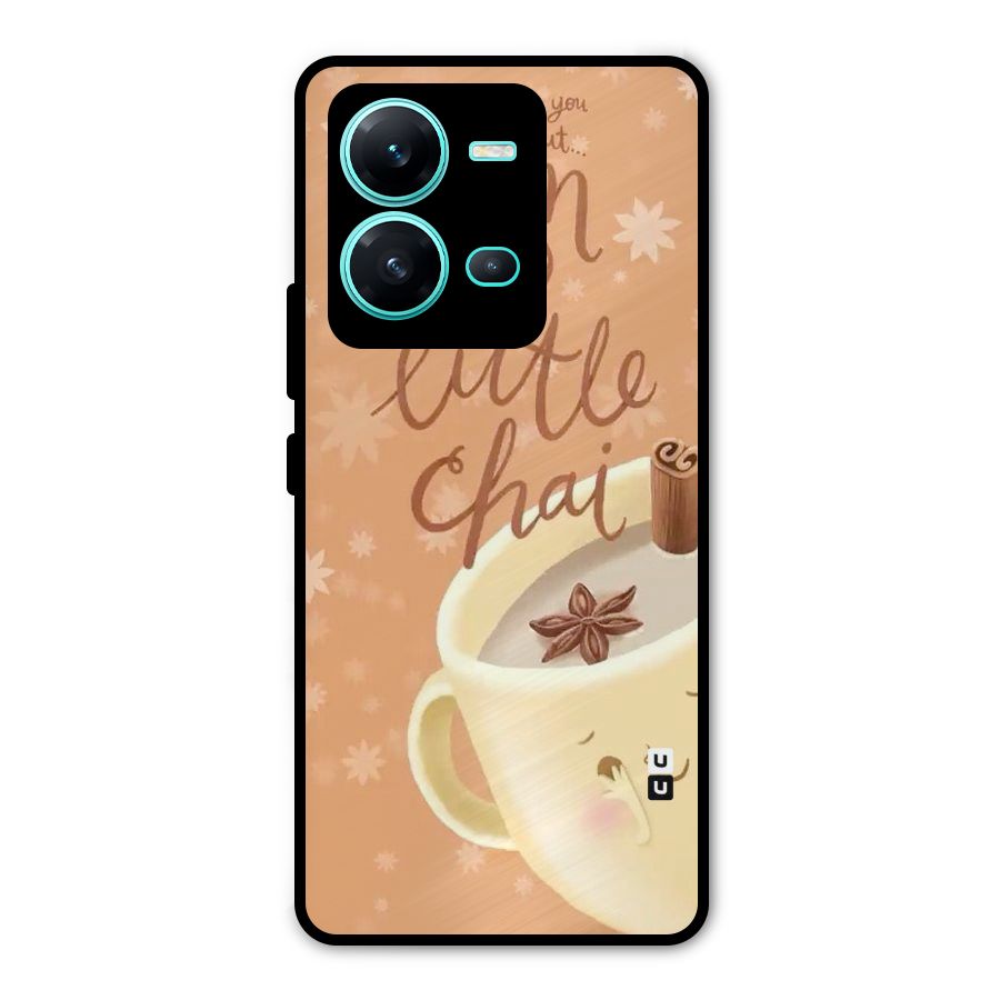 A Little Chai Metal Back Case for Vivo V25
