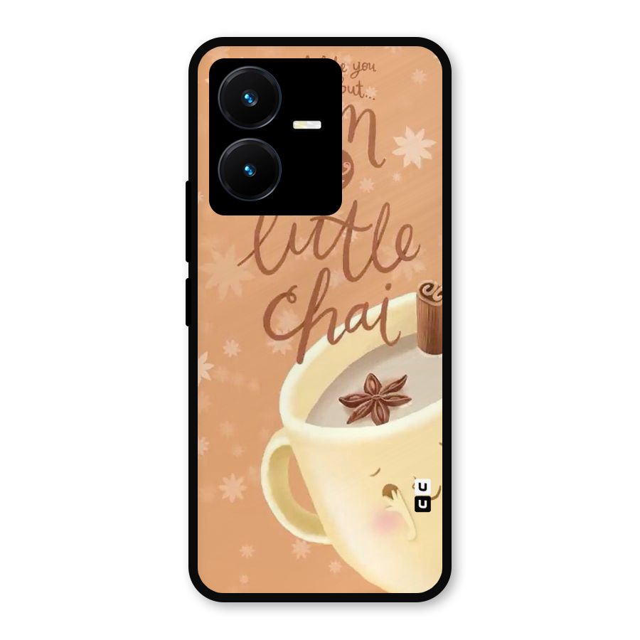 A Little Chai Metal Back Case for Vivo Y22