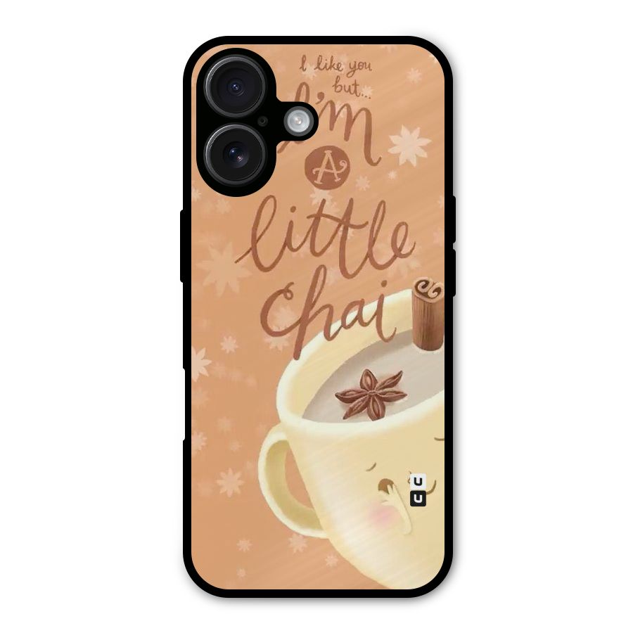 A Little Chai Metal Back Case for iPhone 16