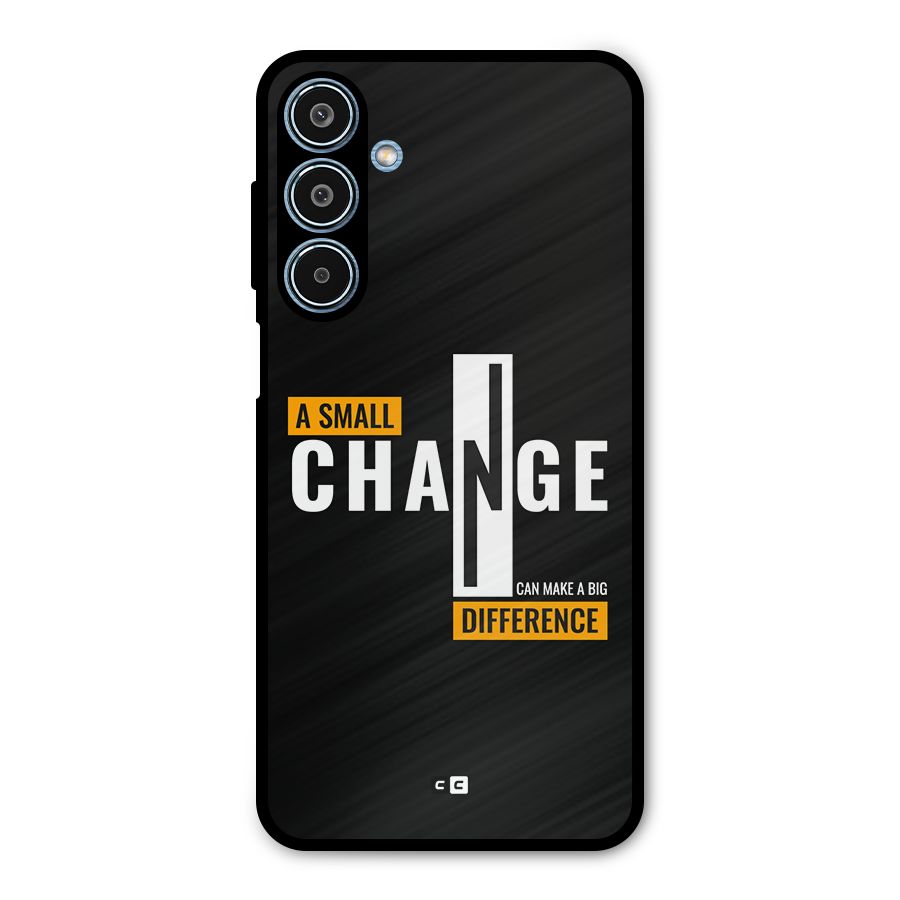 A Small Change Metal Back Case for Galaxy M35