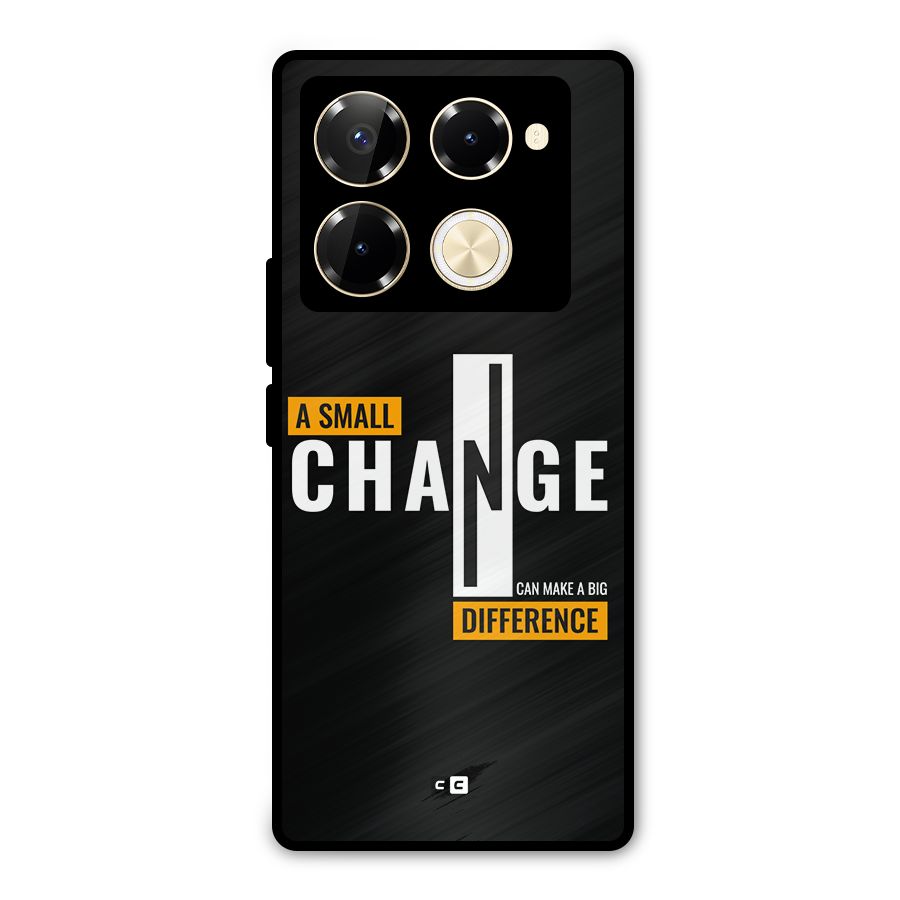 A Small Change Metal Back Case for Infinix Note 40 Pro Plus