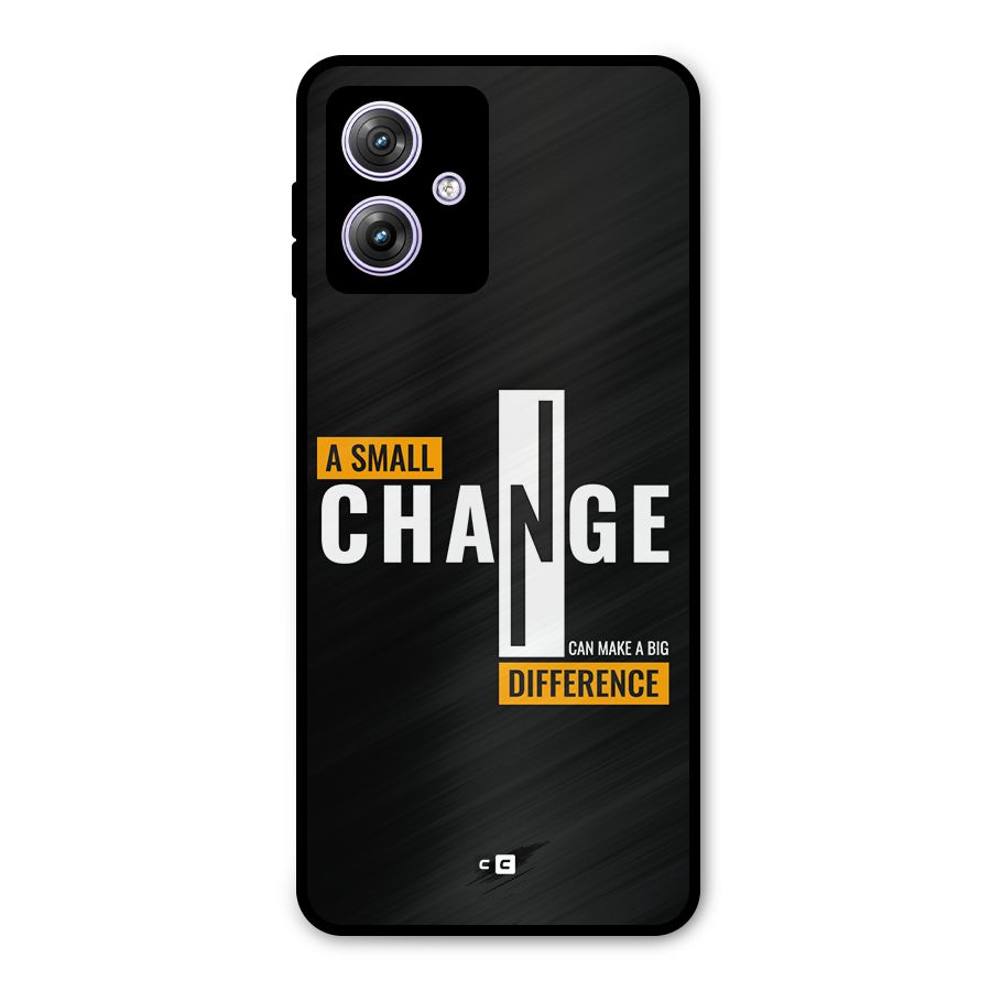 A Small Change Metal Back Case for Moto G64