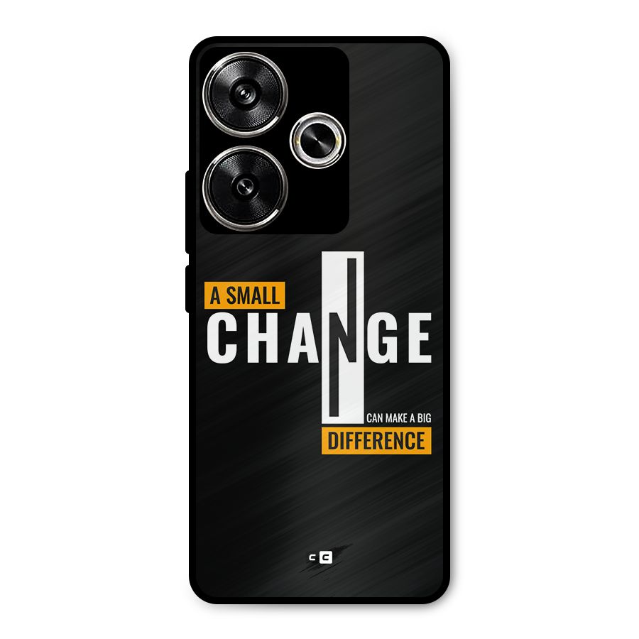 A Small Change Metal Back Case for Poco F6