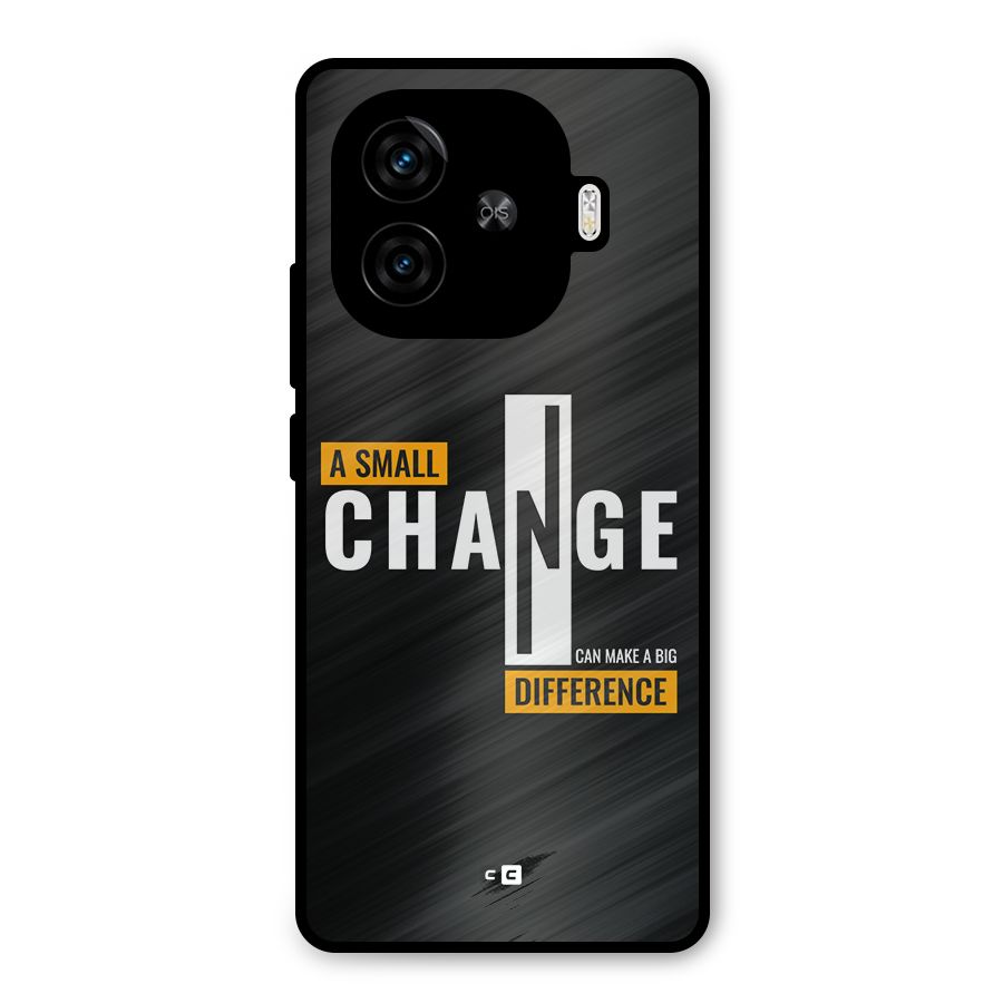 A Small Change Metal Back Case for iQOO Z9 Turbo