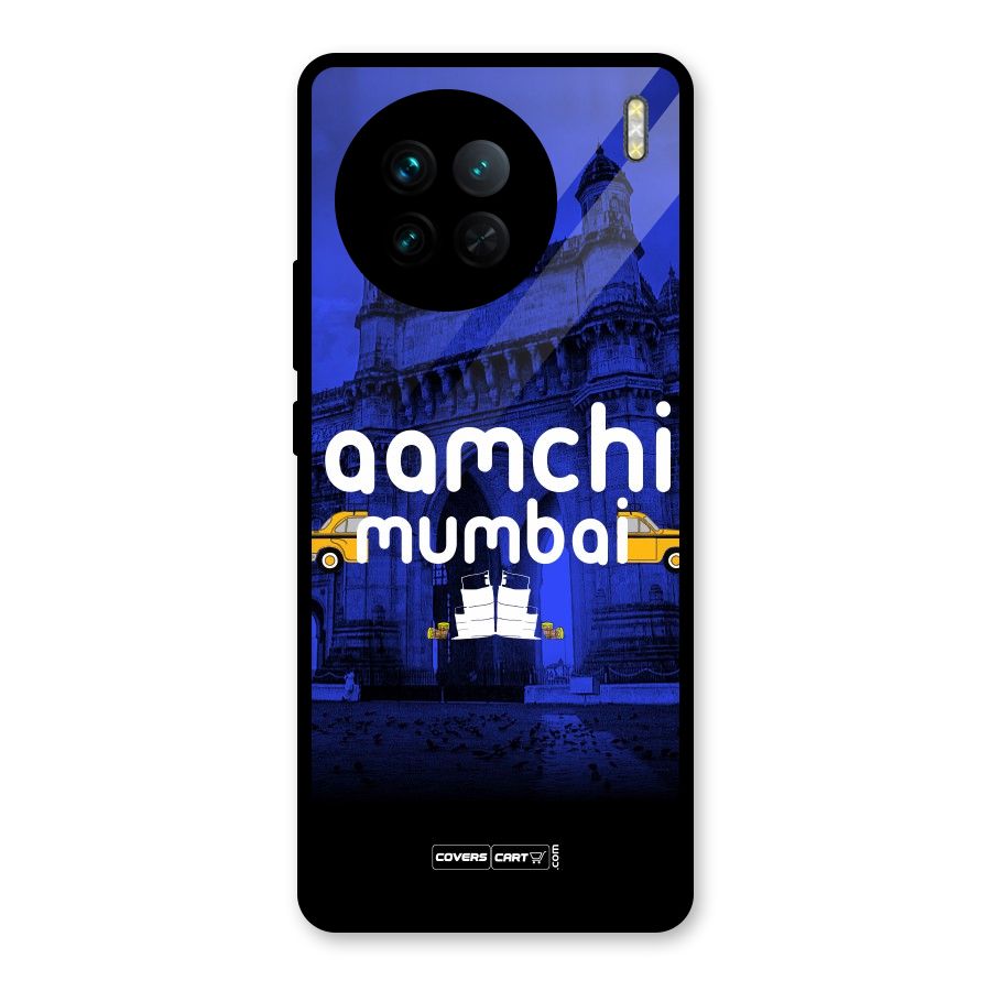 Aamchi Mumbai Glass Back Case for Vivo X90
