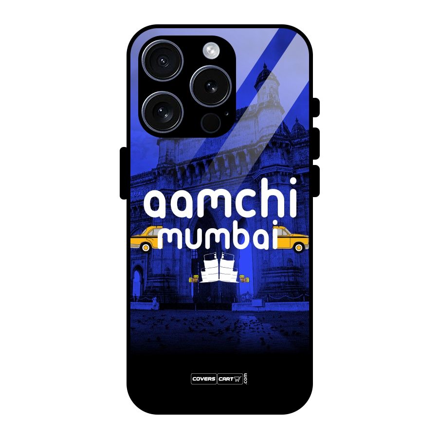 Aamchi Mumbai Glass Back Case for iPhone 15 Pro