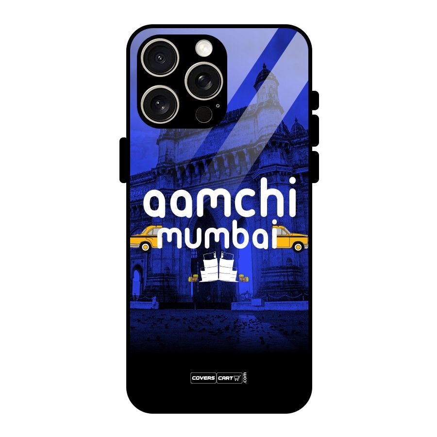 Aamchi Mumbai Glass Back Case for iPhone 15 Pro Max