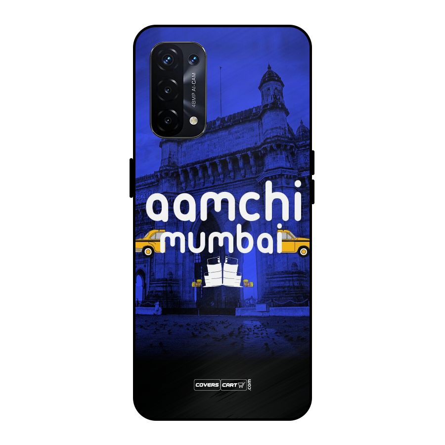 Aamchi Mumbai Metal Back Case for Oppo A74 5G