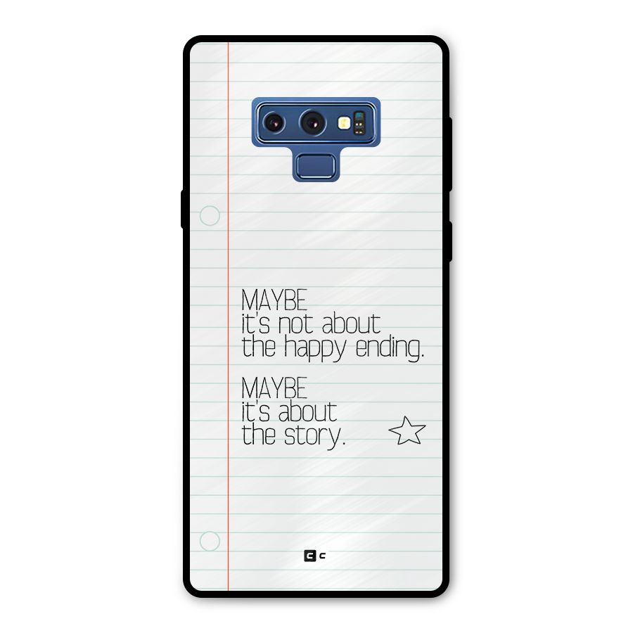 About Story Metal Back Case for Galaxy Note 9