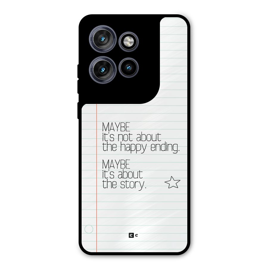 About Story Metal Back Case for Motorola Edge 50 Neo