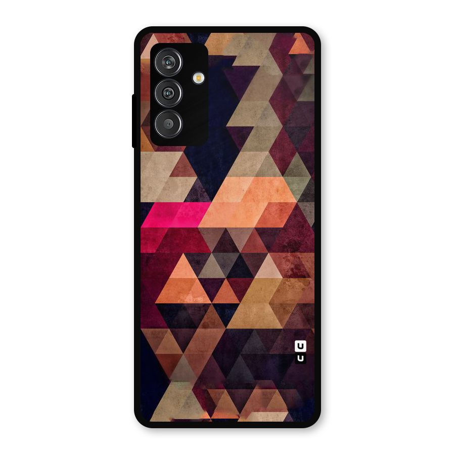 Abstract Beauty Triangles Metal Back Case for Galaxy F13