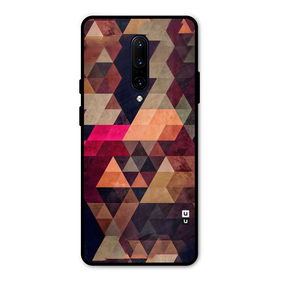 Abstract Beauty Triangles Metal Back Case for OnePlus 7 Pro