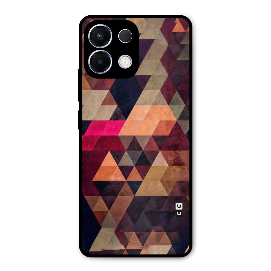 Abstract Beauty Triangles Metal Back Case for Oppo K13