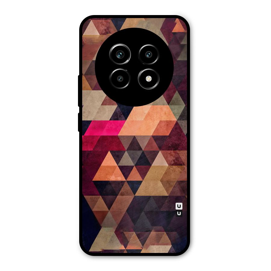 Abstract Beauty Triangles Metal Back Case for Realme 13 Pro