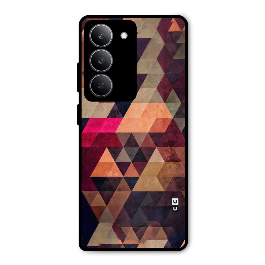 Abstract Beauty Triangles Metal Back Case for Realme 14x