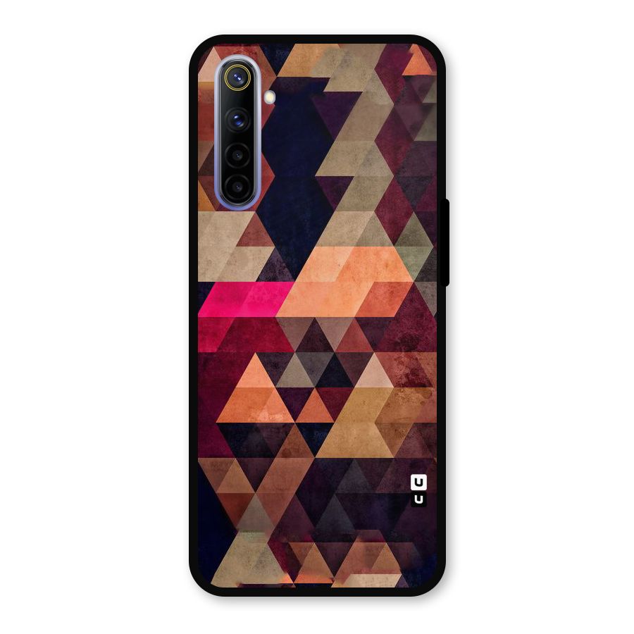 Abstract Beauty Triangles Metal Back Case for Realme 6i