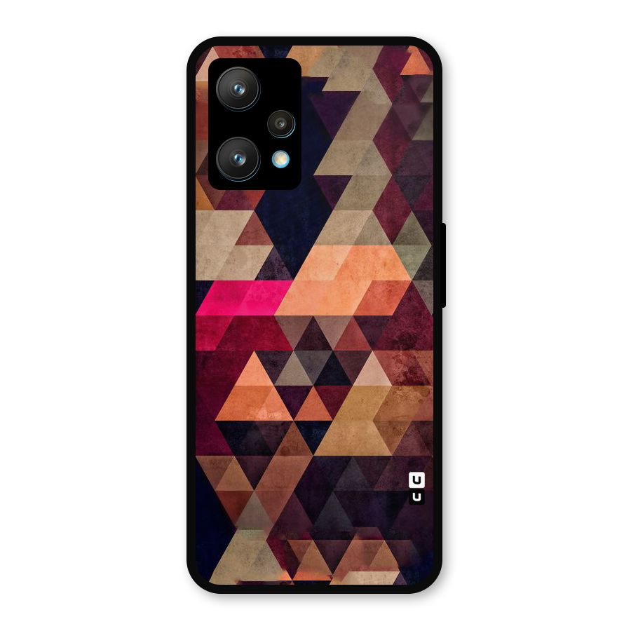 Abstract Beauty Triangles Metal Back Case for Realme 9