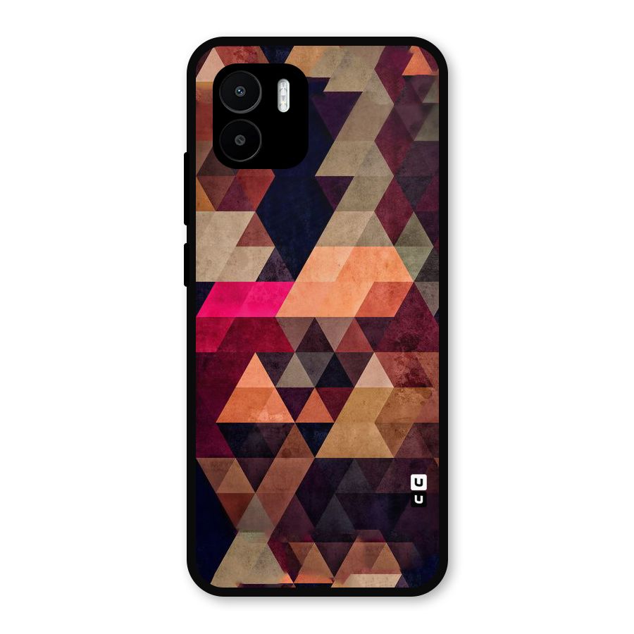Abstract Beauty Triangles Metal Back Case for Redmi A2