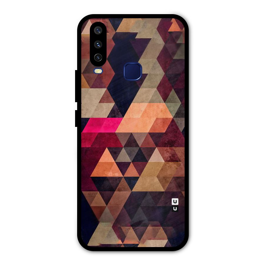 Abstract Beauty Triangles Metal Back Case for Vivo Y15