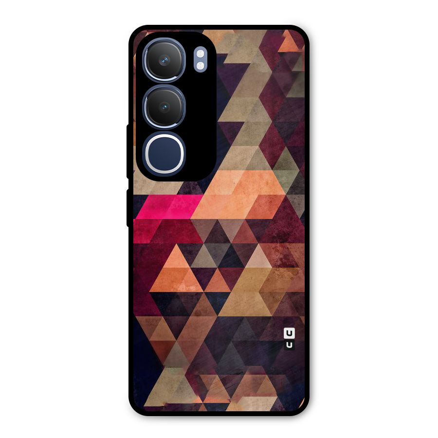 Abstract Beauty Triangles Metal Back Case for Vivo Y29