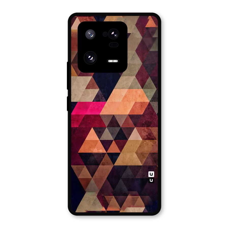 Abstract Beauty Triangles Metal Back Case for Xiaomi 13 Pro