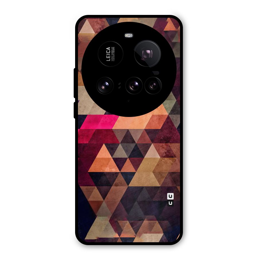 Abstract Beauty Triangles Metal Back Case for Xiaomi 15 Ultra